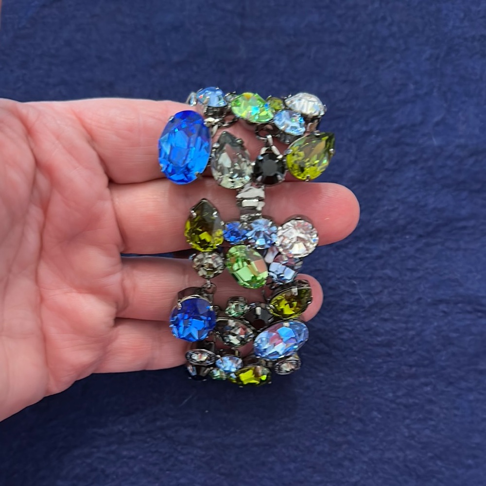 Vintage Coach Bracelet by Michelle Trachtenberg, Swarovski Crystals